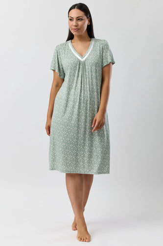 Yuu leaf Short sleeved nightie Y344L