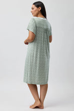 Load image into Gallery viewer, Yuu leaf Short sleeved nightie Y344L