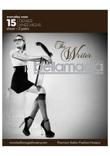 Load image into Gallery viewer, Bellamagia 15 Denier Knee Highs - 2Pack
