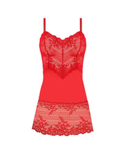 Load image into Gallery viewer, Red Embrace Lace Chemise Slip