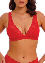 Load image into Gallery viewer, Red Embrace Lace Soft Cup Bra and Lace Boyshort set