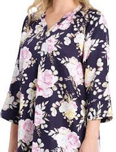 Load image into Gallery viewer, Magnolia Lounge Twilight Floral Cotton Viscose Nightdress Nightie