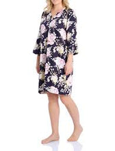 Load image into Gallery viewer, Magnolia Lounge Twilight Floral Cotton Viscose Nightdress Nightie