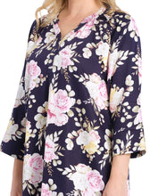Load image into Gallery viewer, Magnolia Lounge Twilight Floral Cotton Viscose Nightdress Nightie