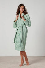 Load image into Gallery viewer, Baksana Gia Cotton Robe/Dressing Gown Cotton Velour