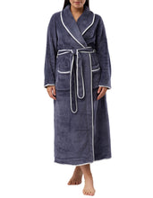 Load image into Gallery viewer, Yuu Dressing Gown/Robe with Satin Trim in different colours Y806
