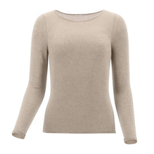 Load image into Gallery viewer, Oroblu Perfect Line Cashmere Long Sleeve Shirt VOBT67055