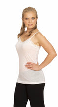 Load image into Gallery viewer, Lace v neck merino camisole ns363