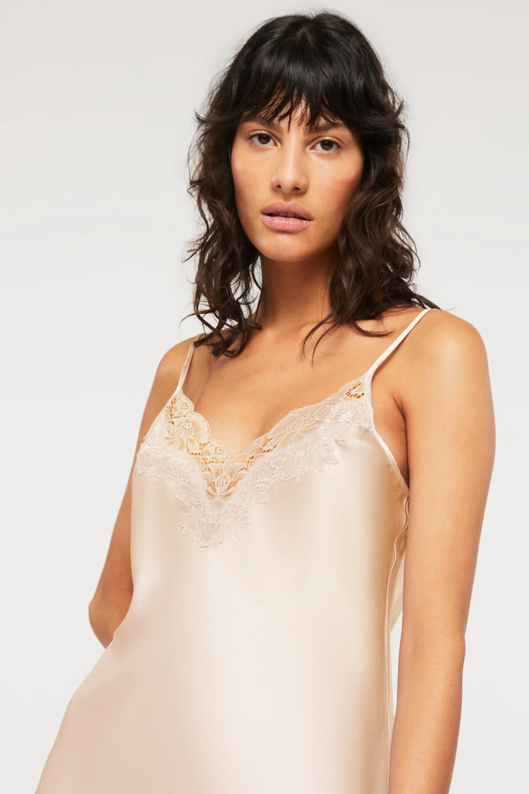 GBS202 Silk Camisole with Lace