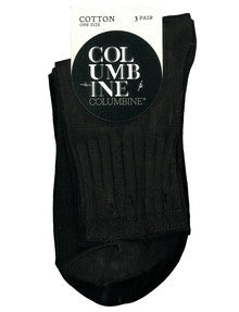 Columbine cotton Socks 3Pk 88203