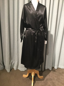 Essence knee length satin banded robe 051r