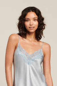 Ginia Silk Chemise with Lace gbs303